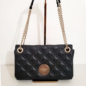 Kate Spade Quilted Shoulder/Crossbody black Kate Spade convertible leath…